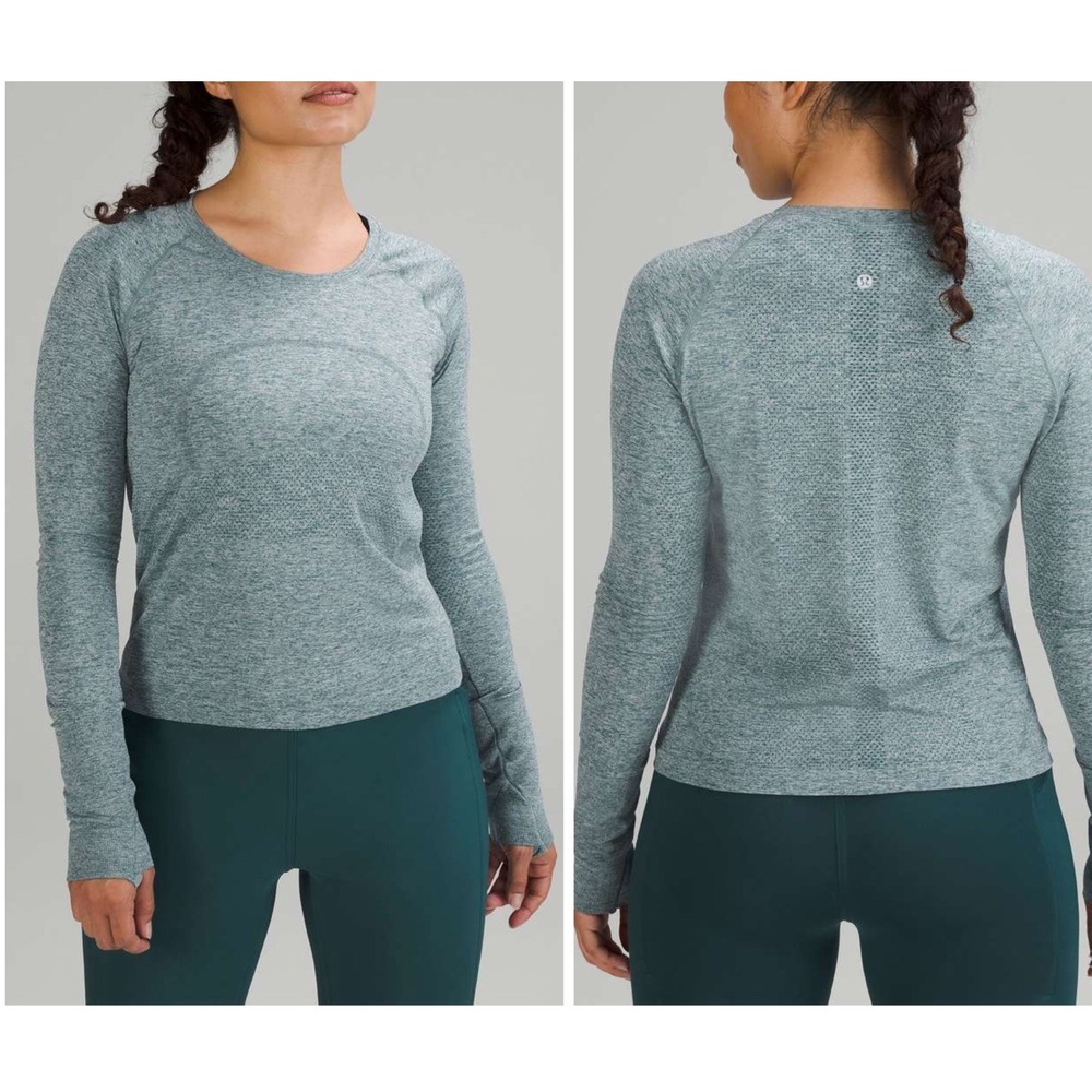 NEW Lululemon Swiftly Tech Long Sleeve 2.0 *Race Length Green Jasper Women's 6
